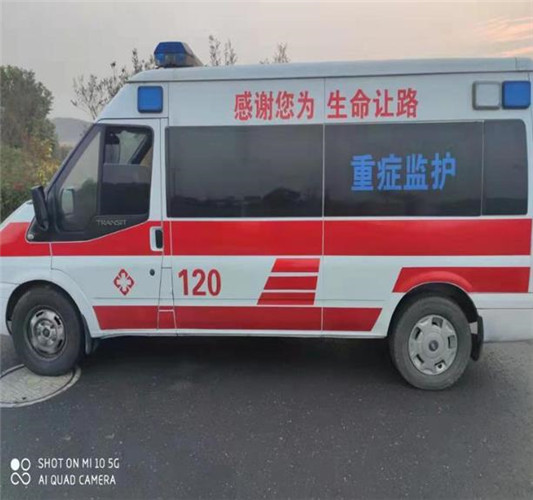 沾化救护车出租服务案例3